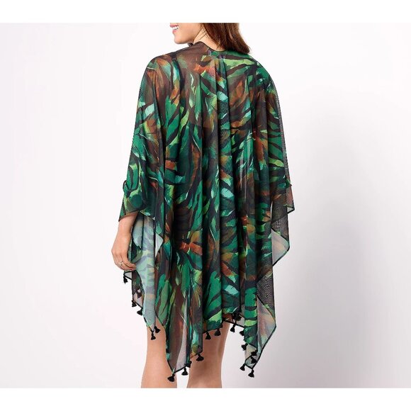 Belle Beach by Kim Gravel Tropi Cool Key West Cover Up Size Medium/Large Outings - Picture 2 of 10